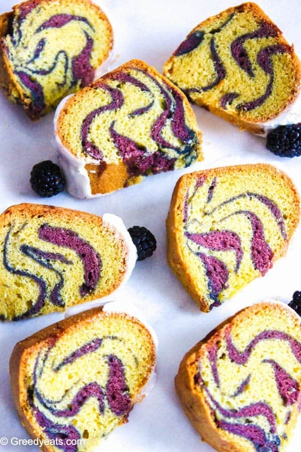 Berry Swirl Bundt Cake