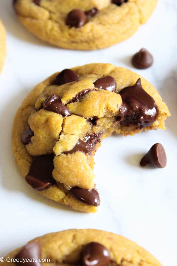 Thick chewy and the best vegan chocolate chip cookies