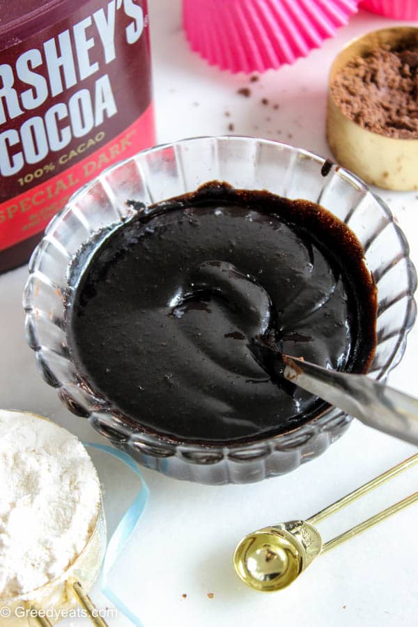 Brownie cupcake recipe batter