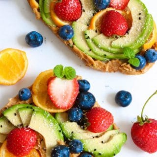 Sweet and simple avocado toast recipe