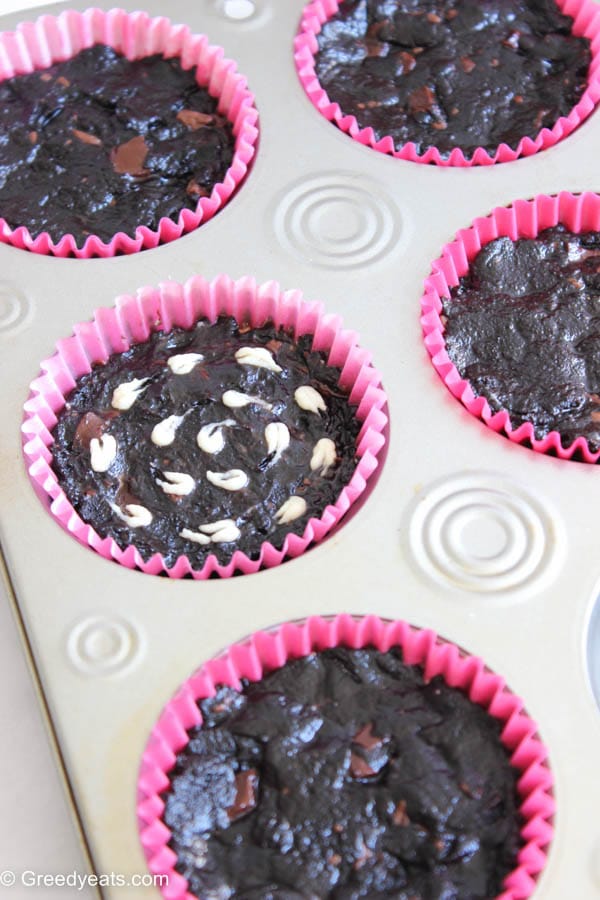 Brownie cupcake recipe in cupcake pan