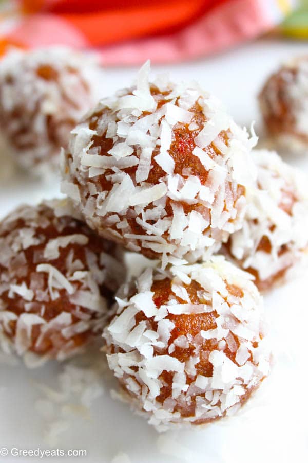 No Bake Carrot Date Bites