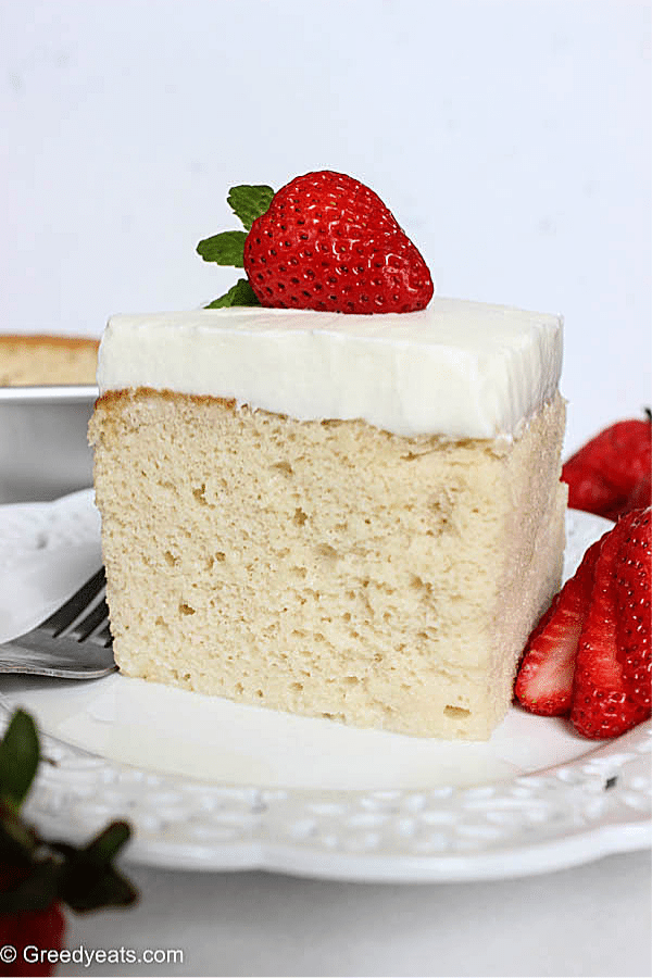 Authentic tres leches cake recipe soaked in rich and creamy milk mixture. It's my most favorite mexican dessert!