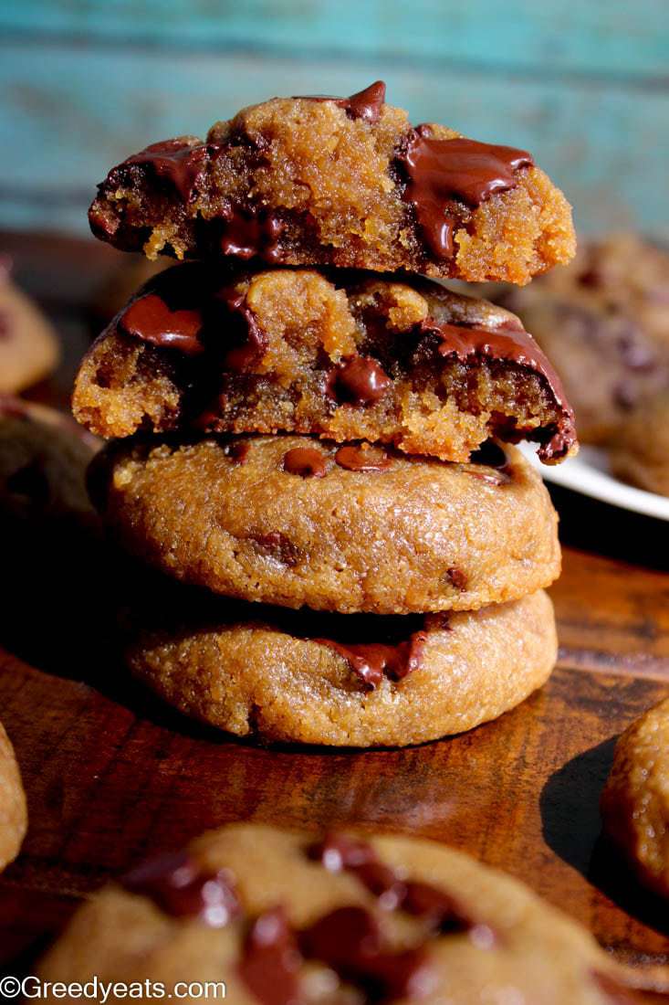 You till love how perfectly thick, soft and chewy peanut butter cookie recipe this is!