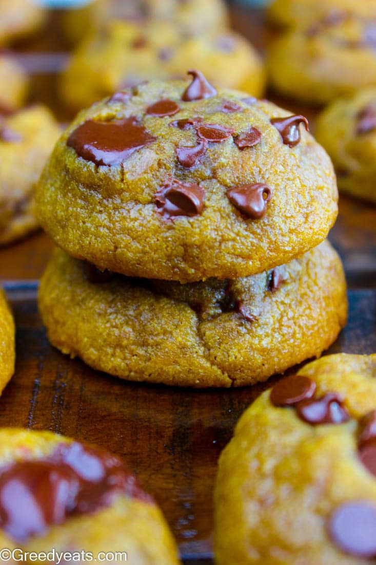 If you like your Peanut Butter cookies chewy, soft and puffy, your search is over!