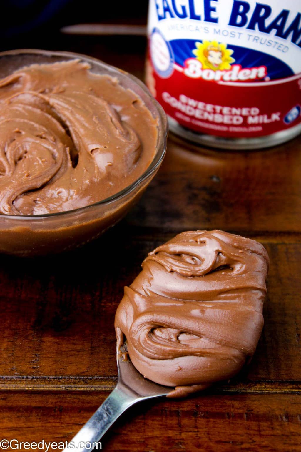 You'd want to eat this luxurious and easy chocolate frosting by the spoonful!