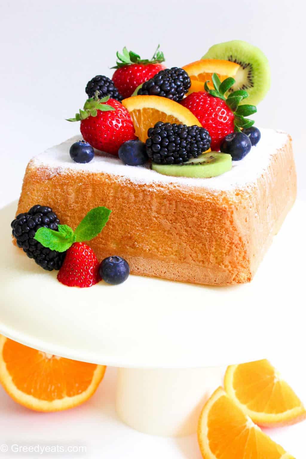 Fresh fruit cake - Eva Bakes