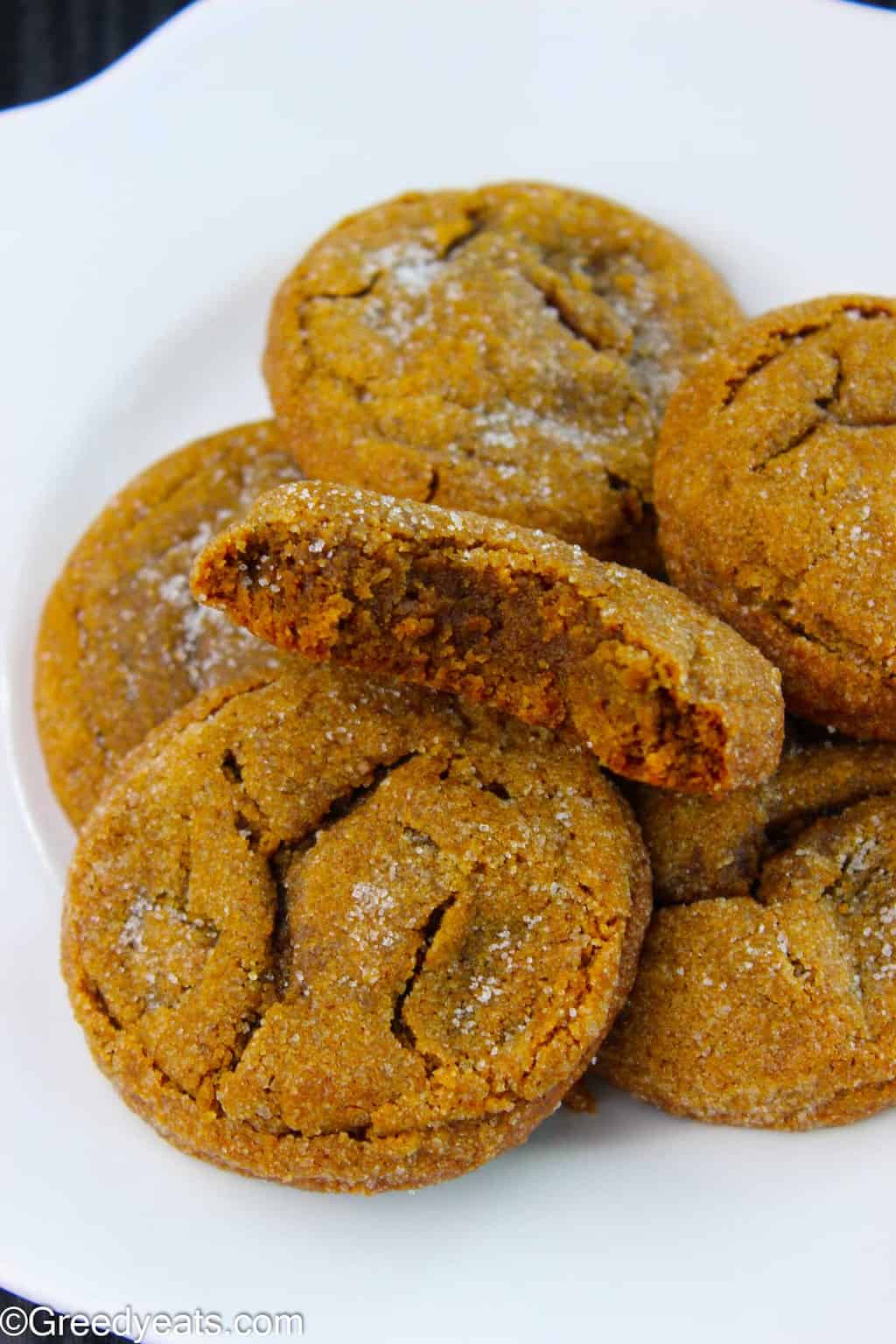 My Homemade Molasses Cookies feature crinkly tops, soft centers, chewy edges, robust molasses and warm spices flavors.