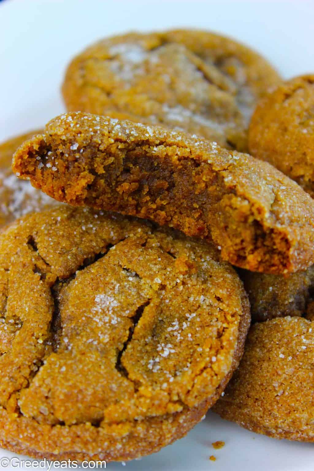 Crunchy on the edges and super soft in the centers these Chewy Molasses Cookies are a must try.