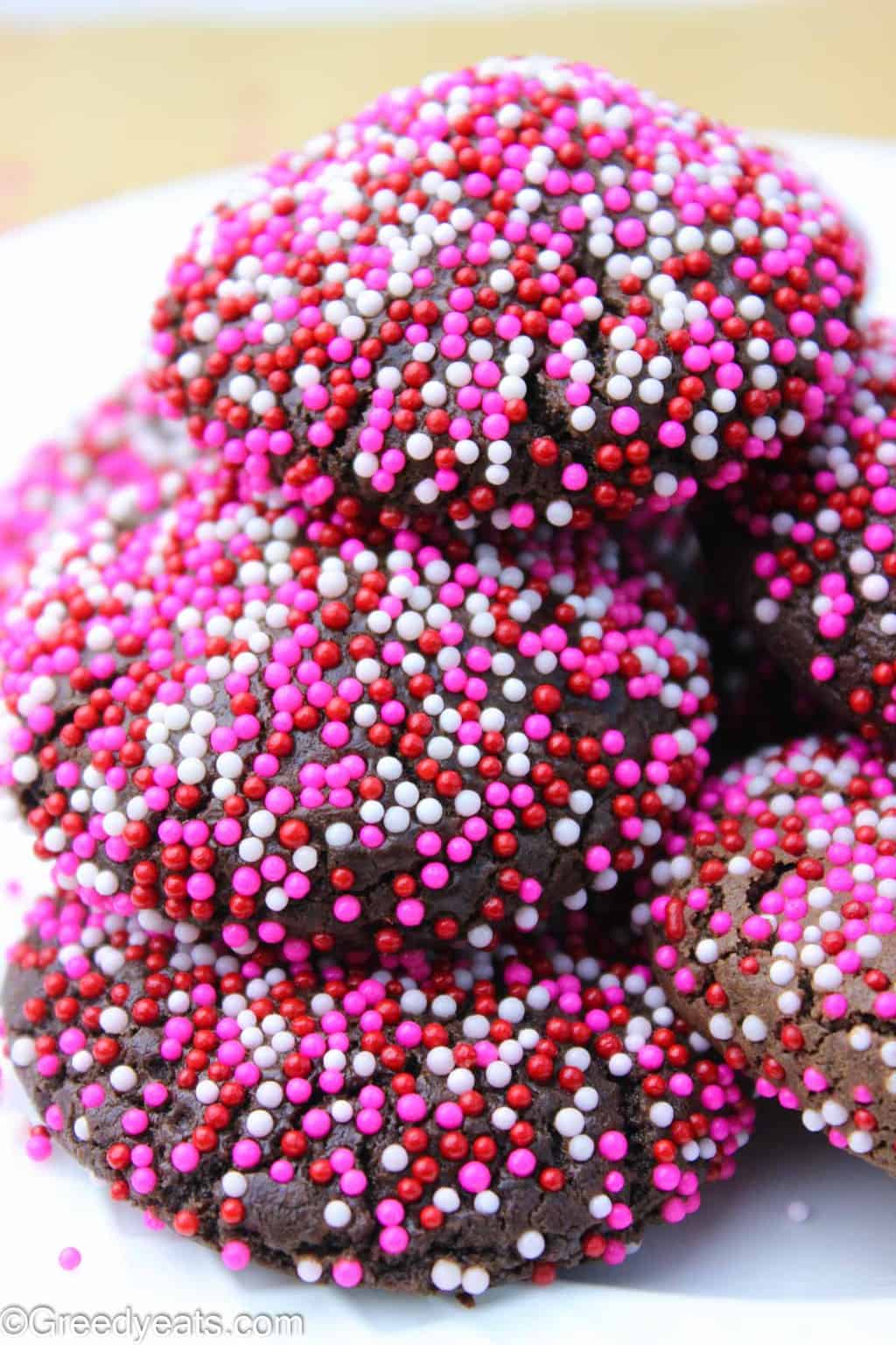 Cream cheese chocolate cookies that are chewy on the edges and super soft in the centers!