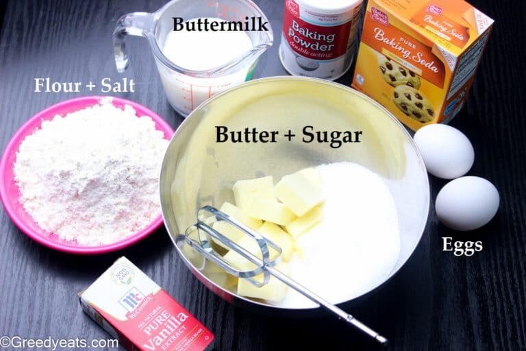 Simple Vanilla Cake Recipe Greedy Eats