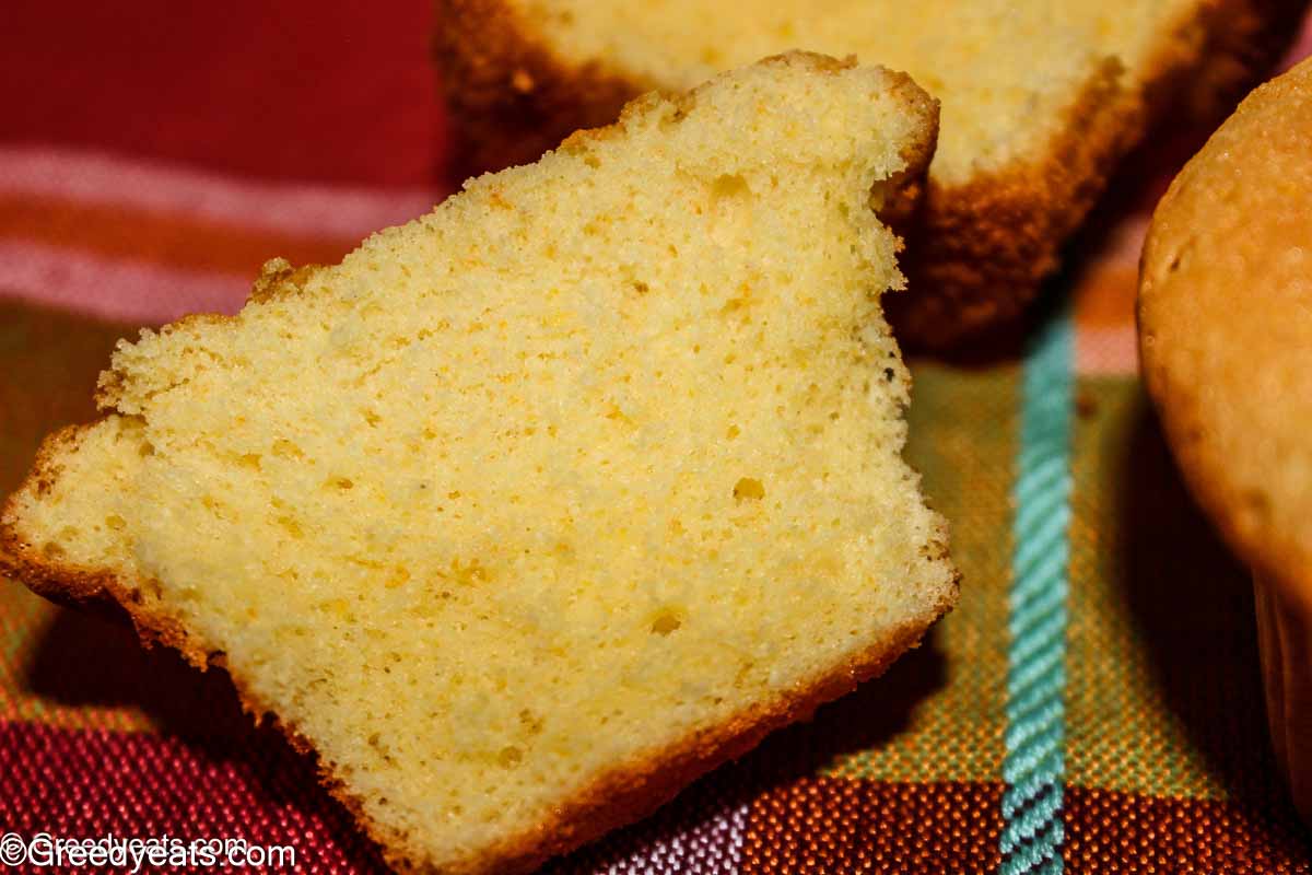 Moist and fluffy Orange Cupcakes texture made with egg whites and sour cream.