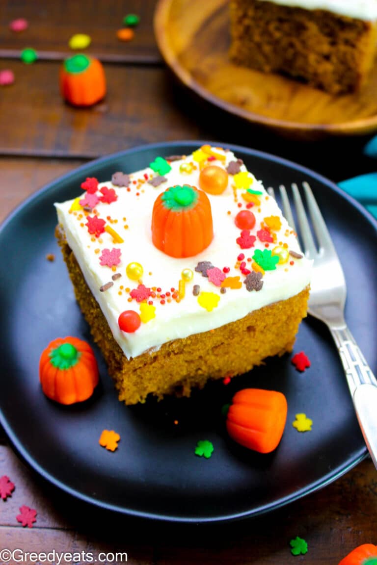 Pumpkin Cake Recipe - Greedy Eats