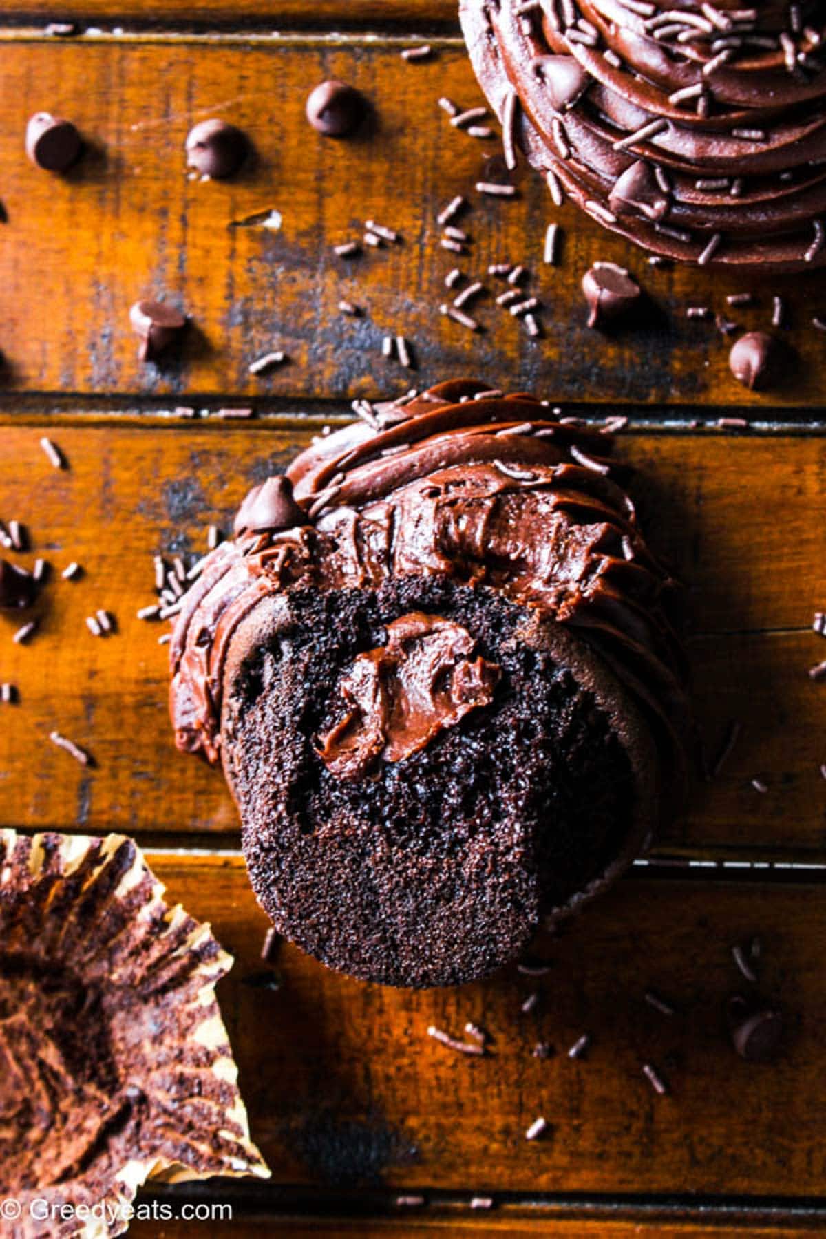 Chocolate Cupcakes for times you don't want to whip up an entire batch of cupcakes.