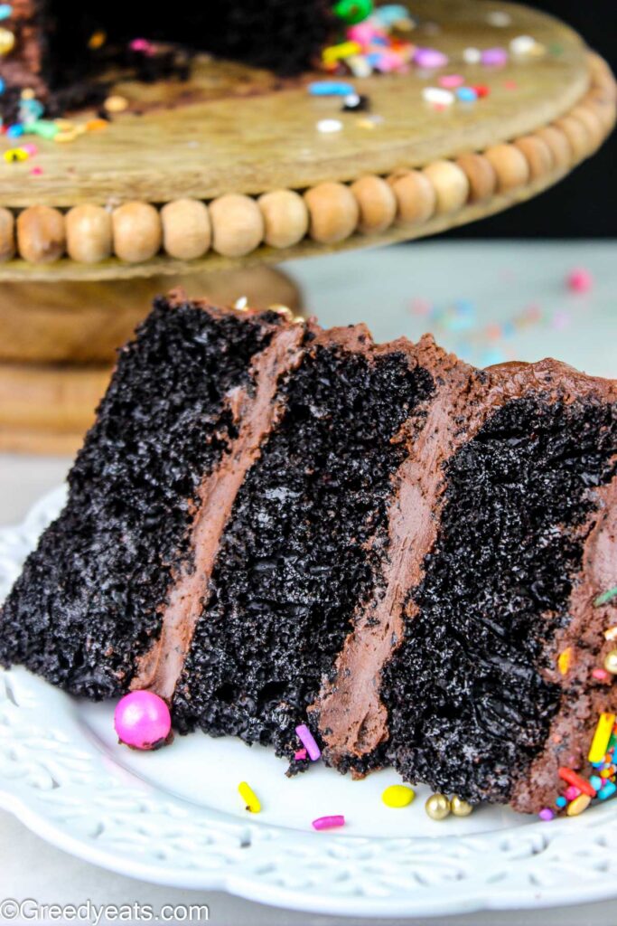 Easy Chocolate Cake Recipe - Greedy Eats