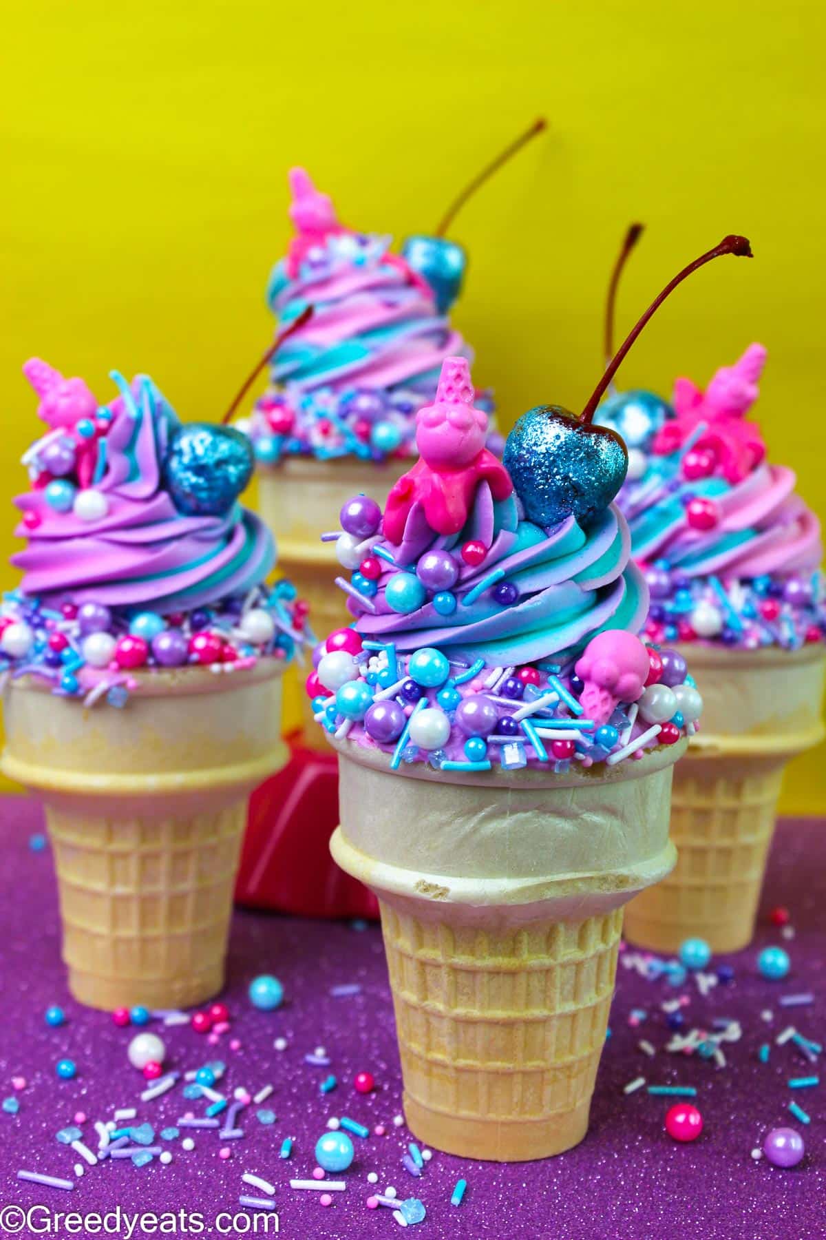 Ice Cream Cone Cakes Recipe - BettyCrocker.com