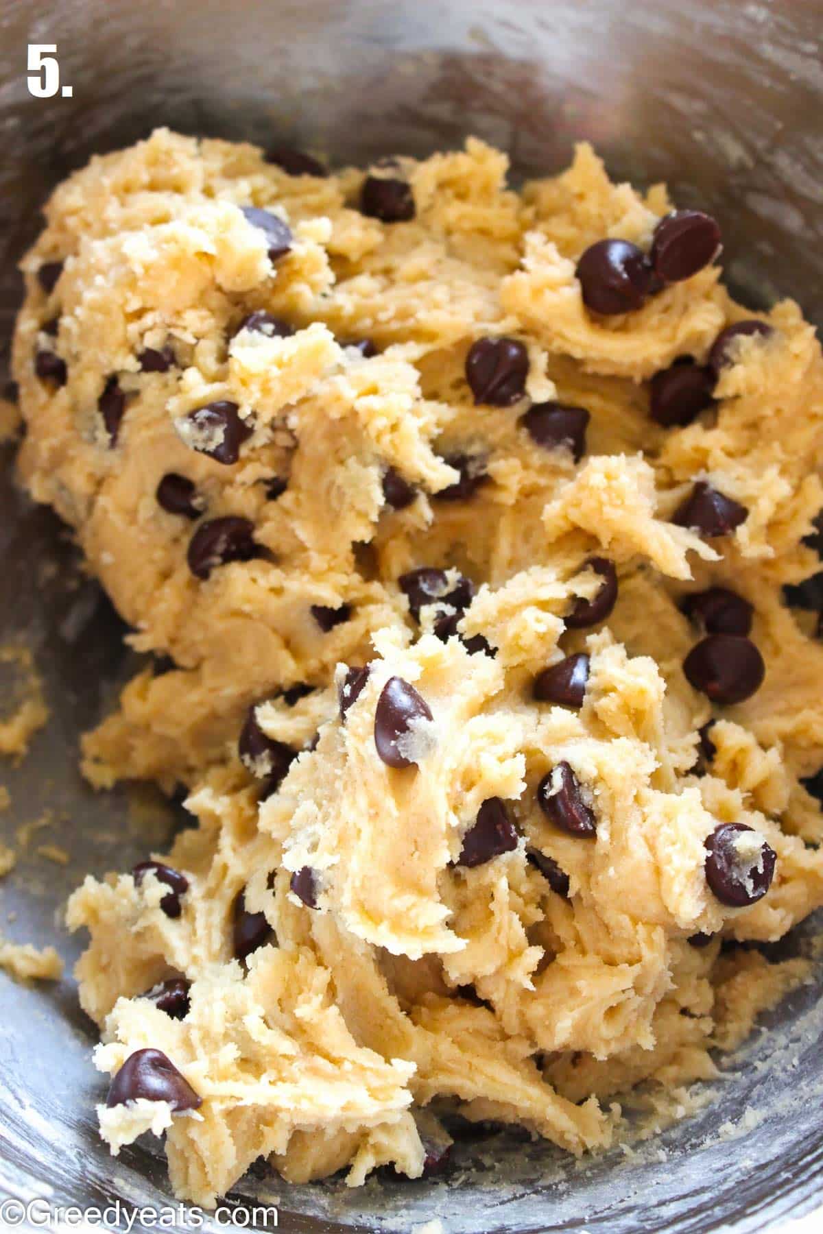 Cream Cheese Chocolate Chip Cookies - Greedy Eats