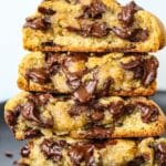 The Best Thick Chocolate Chips dotted with melty chocolate chips and gooey centers.