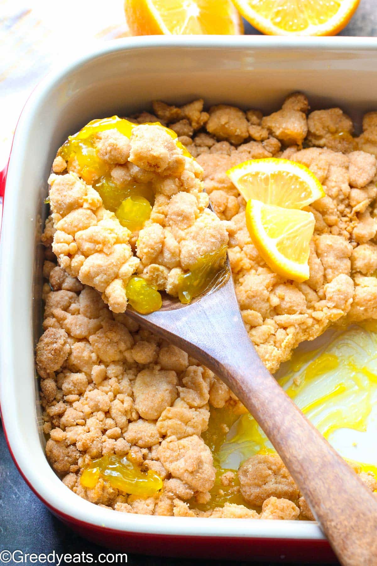 Lemon Dump Cake Greedy Eats