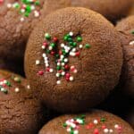 Easy Chocolate Shortbread Cookies made with butter, sugar, cocoa, flour and cornflour.