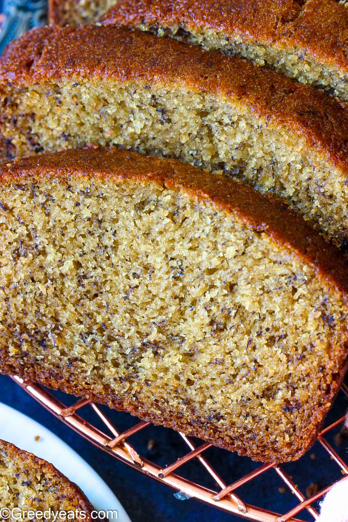 Easy Banana Bread Recipe made with brown sugar, milk and cinnamon flavors