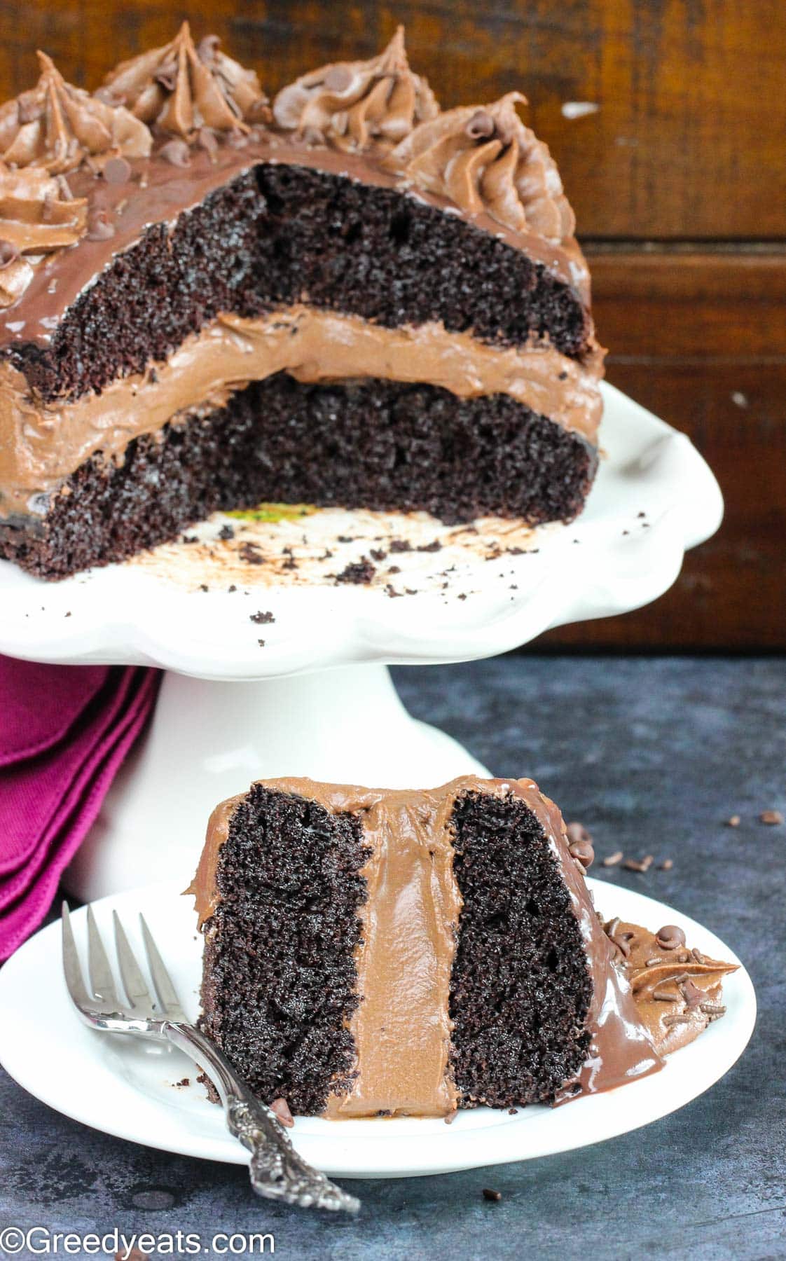 Mini chocolate cake that makes a decadent, moist and tender chocolate cake.